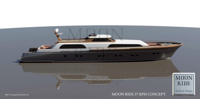 Moon Ride 37 RPH yacht concept by Francesco Struglia and Leopoldo Rodriquez