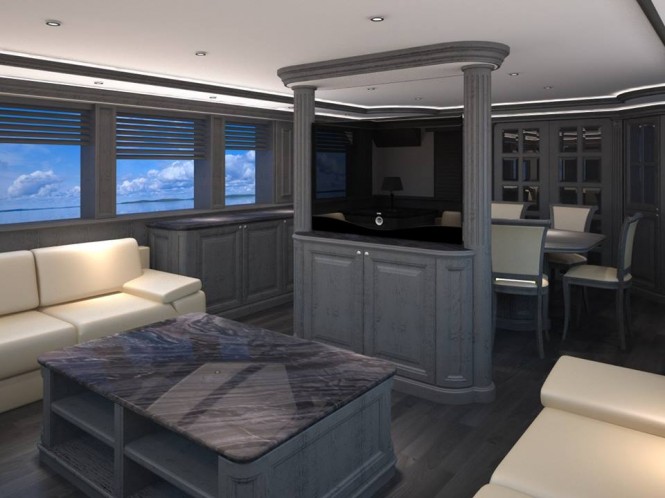 Motor yacht Destiny - Saloon