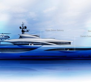 Dorries Yachts presents new 65m mega yacht exterior proposal 