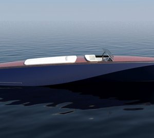New 8m barrel-back superyacht tender revealed by Tim Gilding Marine Design