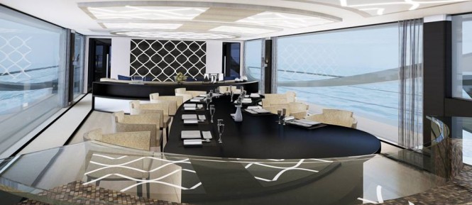 Palmer Johnson 48m SuperSport Superyacht - Dining