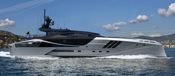 Palmer Johnson 48m SuperSport Superyacht - side view