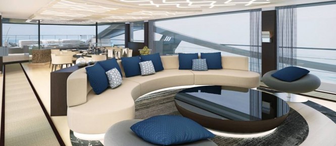 Palmer Johnson 48m SuperSport Yacht - Saloon