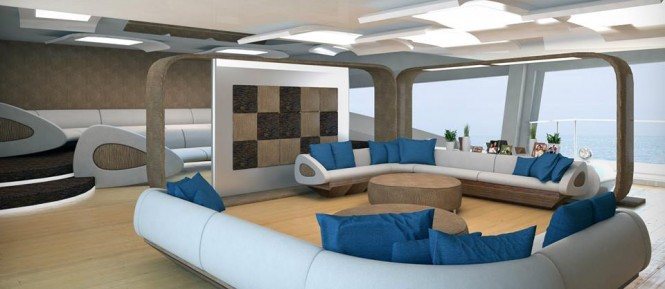 Palmer Johnson 72m SuperSport Series superyacht - Saloon