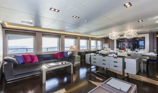 Panthera superyacht - Main Saloon