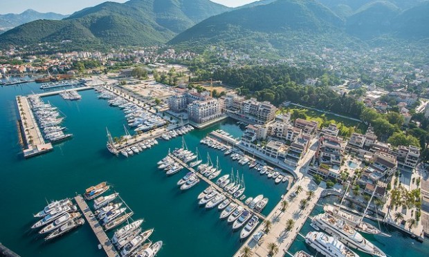 Porto Montenegro Marina in the popular Eastern Mediterranean yacht charter destination - Montenegro