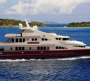 New 40m motor yacht ARTPOLARS launched by Liman Shipyard