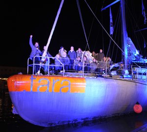 TARA Yacht comes back home from the Arctic expedition