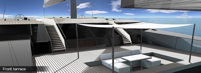 Sunreef 165 Ultimate superyacht - Front Terrace
