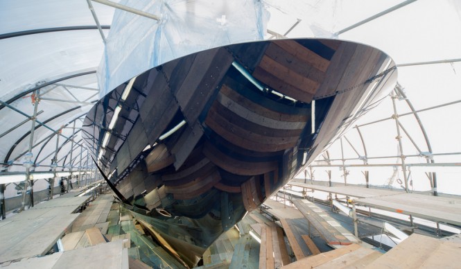 Superyacht 7 Seas under refit at Amico Superyacht 7 Seas under refit at Amico