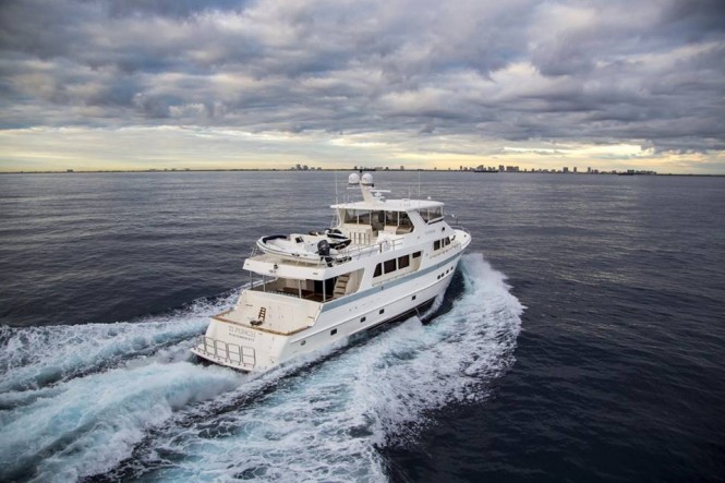 Ti Punch superyacht - aft view