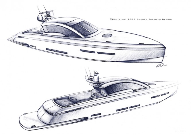 Wooden Motor Yacht Concept of 25m by Andrew Trujillo
