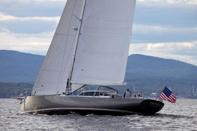 75ft sailing yacht Isobel designed by Stephens Waring Yacht Design