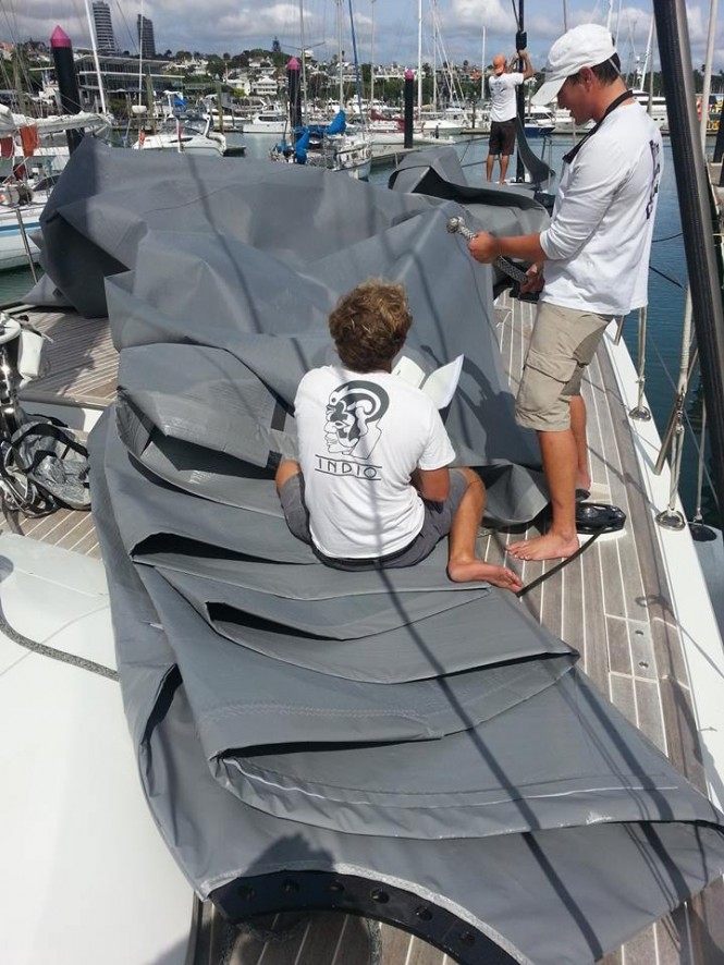 Aboard Wally 100 luxury yacht Indio