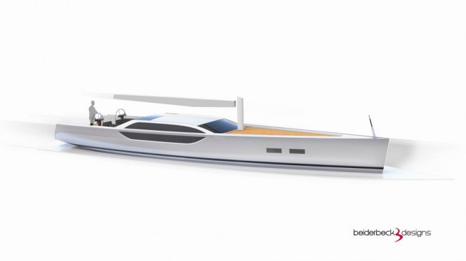 Bd80 superyacht - side view