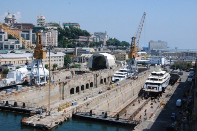 Genoa-based superyacht refit facility Amico & Co