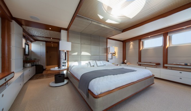 Life Saga superyacht - Master Cabin - Photo by Giovanni Malgarini