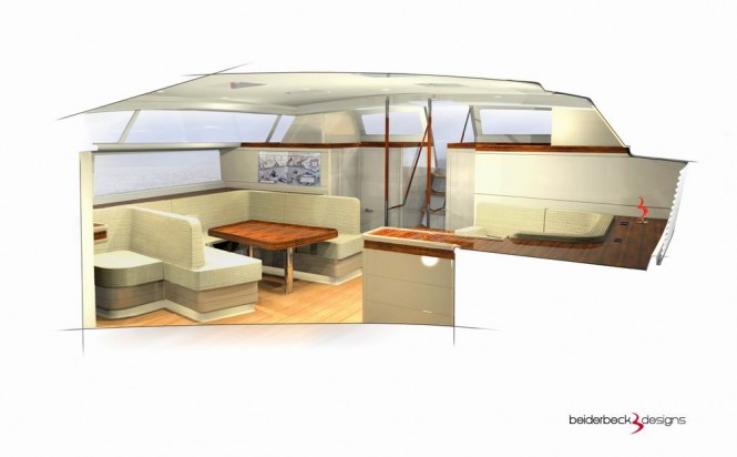 Luxury yacht Bd80 - Salon