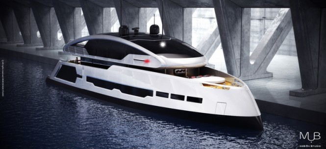 Luxury yacht Su-36 concept