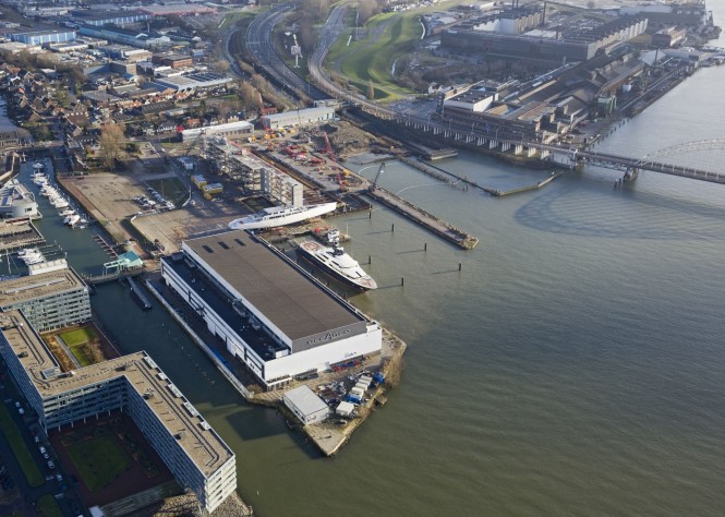 Oceanco's facilities in Alblasserdam, the Netherlands
