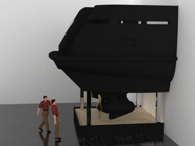 Original stern of 24m DEY Original stern of 24m DEY