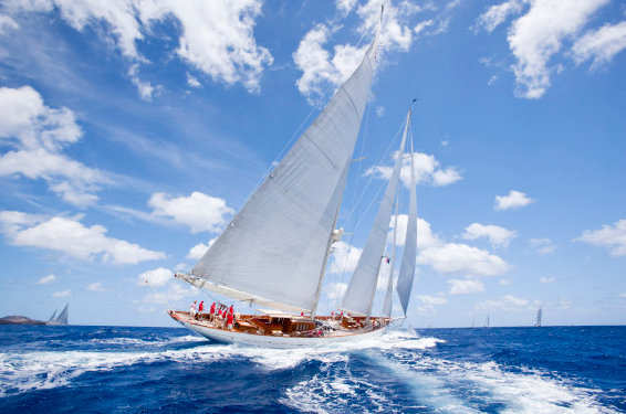 Pendennis luxury yacht Adela - Winner of the 2013 Superyacht Challenge Antigua - Image courtesy of Pendennis