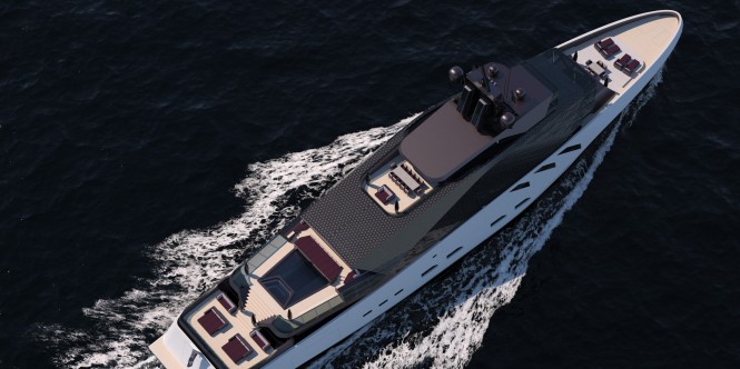 Project DUNE 75 Yacht - aft decks