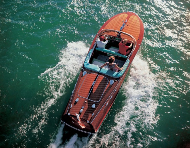 Riva Ariston Lady Lina superyacht tender from above