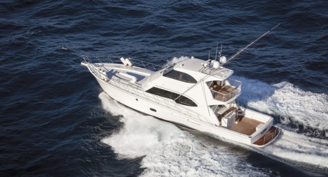 Riviera 75 Enclosed Flybridge Yacht is the ultimate long-range cruiser offering a choice of engine options