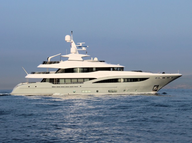 Superyacht Apostrophe with naval architecture by Diana Yacht Design
