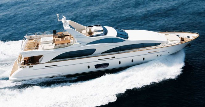 Superyacht Azimut 105 - the largest vessel to be displayed at PIMEX 2014 - Image Courtesy of Azimut Yachts