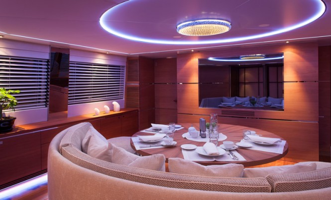 Superyacht Life Saga - Dining - Photo by Giovanni Malgarini