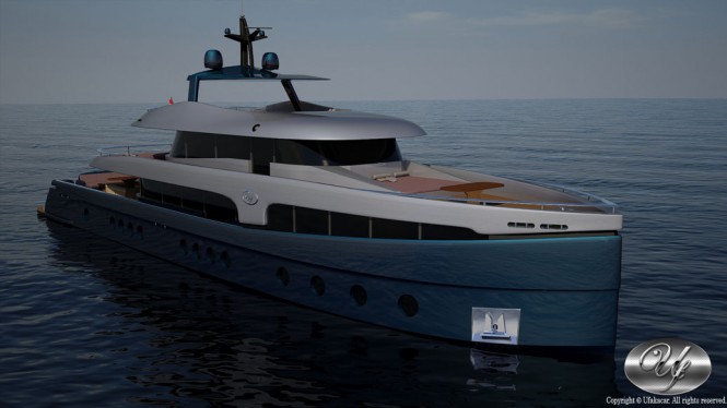 Superyacht UF-43EK13-135 concept