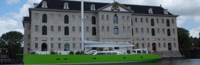 Vitters luxury yacht Inoui at the Maritime Museum in Amsterdam for her christening party held last summer Vitters luxury yacht Inoui at the Maritime Museum in Amsterdam for her christening party held last summer