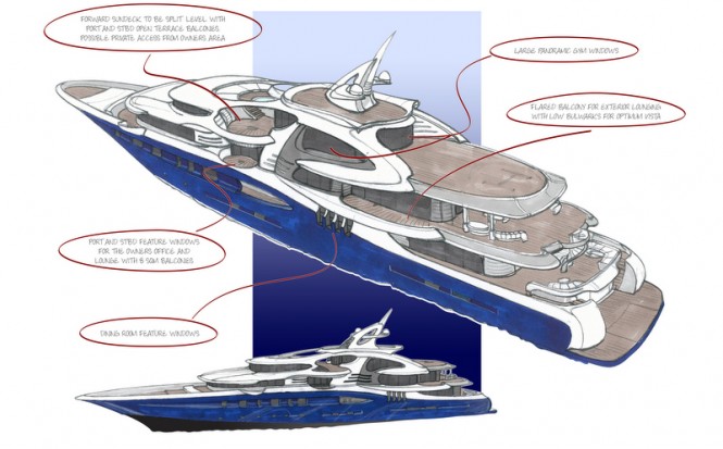 Z10 Yacht Concept - Sketches
