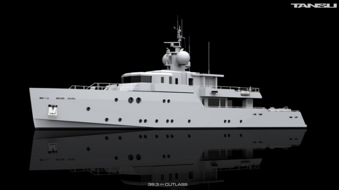 39.3m superyacht Project Cutlass by Tansu Yachts