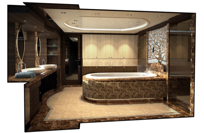 Luxury yacht MARGARITA - Owners bathroom