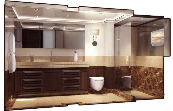 MARGARITA Yacht - Guest Room Bath