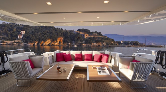 Sanlorenzo luxury yacht SL104-592 - Cockpit