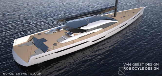50m Van Geest and Rob Doyle Yacht Concept