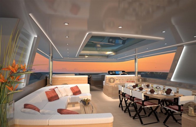 Aboard Burger 128 superyacht design