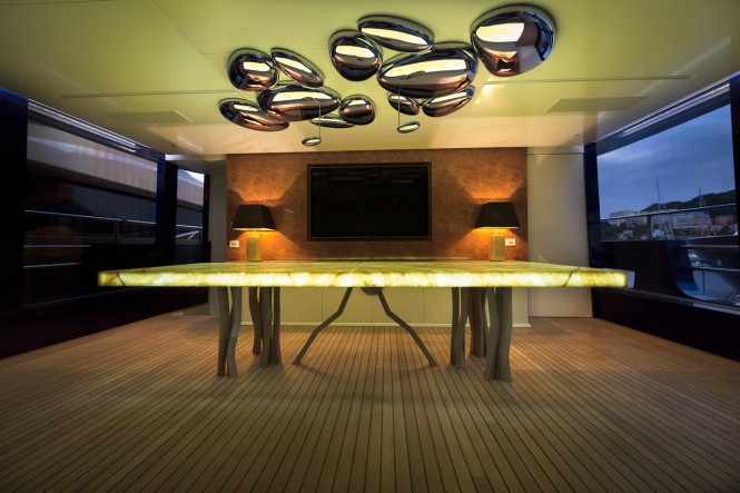 An example of work carried out by MJM aboard a Luxury Yacht