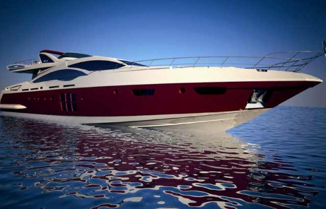 Azimut Grande 120SL luxury yacht Hull no. 3 scheduled for launch in April 2014