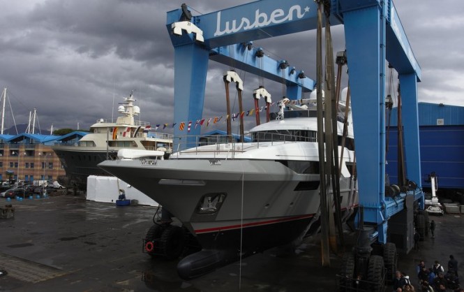 Benetti Classic Supreme 132 superyacht BS003 at launch
