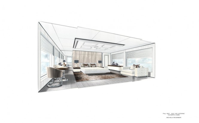 First Oceanic Yachts 140 Yacht - Owners Cabin