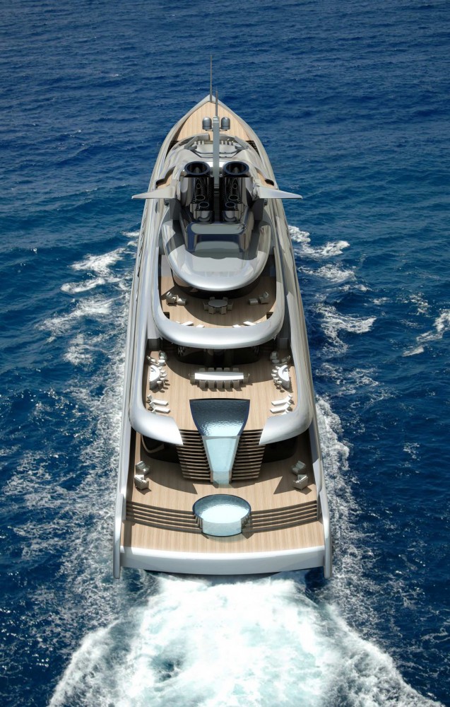 Fortissimo superyacht concept - Decks