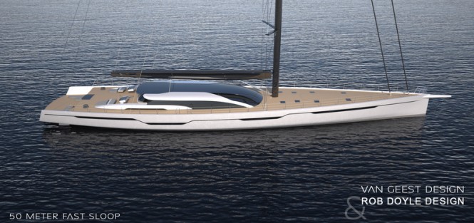 Latest 50m Fast Superyacht Design by Van Geest and Rob Doyle