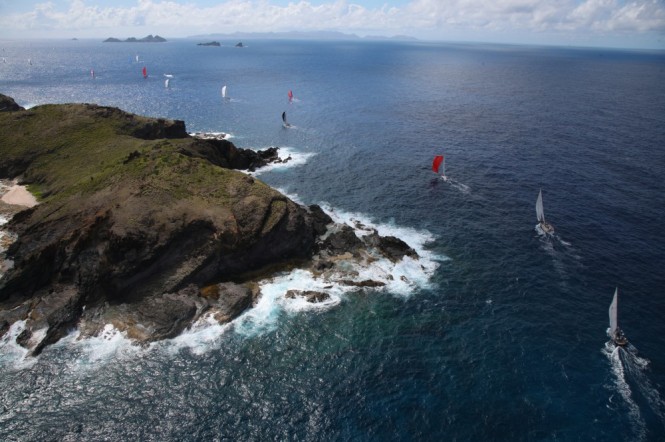 Les Voiles de Saint Barth 2013 - race day 4 - Photo credit to Tim Wright/Les Voiles de St Barth