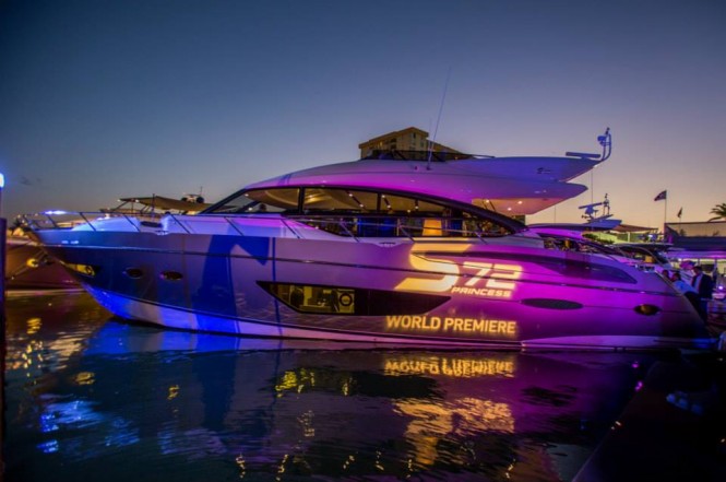 Luxury motor yacht S72 by Princess Yachts