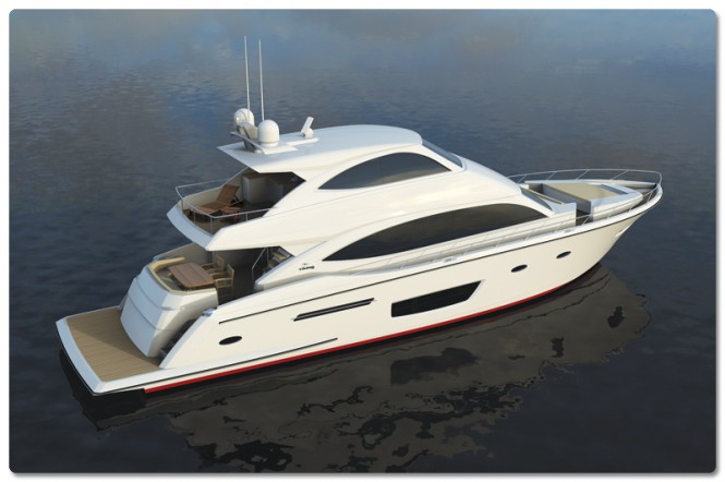 Luxury motor yacht Viking 75
